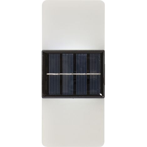 Solar Wandlampe Wally Frost weiß H 14cm 2 Modi (1/5)