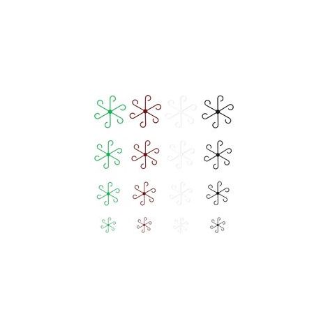 Tige de Plantte d'intérieur, Support de Tige de Plante Grimpante, 16 Pièces Support Tige Plantes Interieur, Réutilisables, pour Jardin, Terrasse et Intérieu(Noir, Transparent, Rouge, Vert) (1/5)