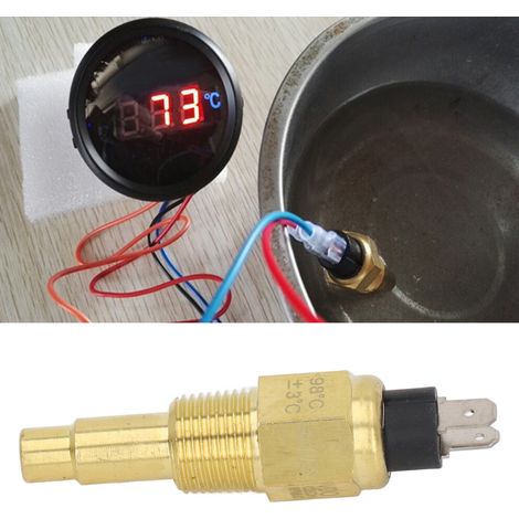 VDO-Gewindewassertemperatursensor für 6-24V-Dieselgeneratoren, NPT3/8-Öl- und Wassertemperatursensor (1/5)