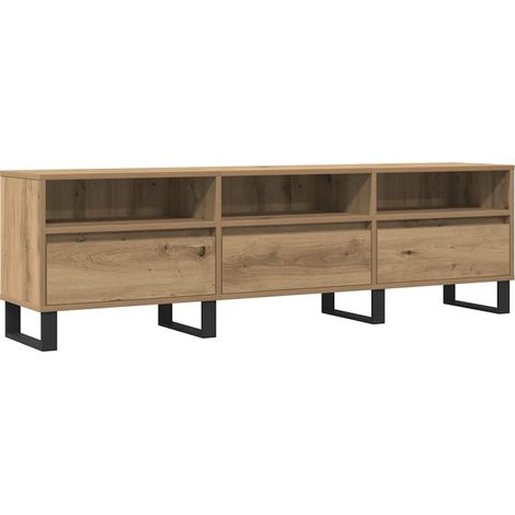 Maison Exclusive - TV-Schrank Artisan-Eiche 150x30x44,5 cm Holzwe (1/5)