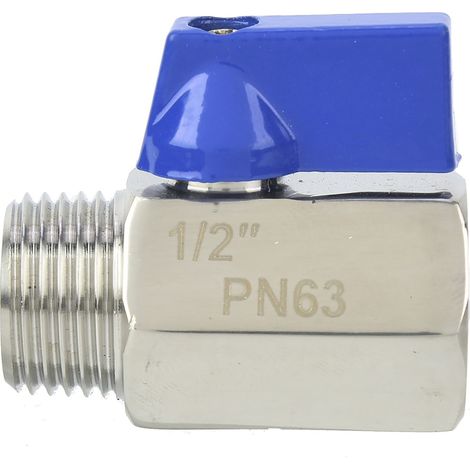 Stainless Steel BSPP Male Female 2 Way Shut off Ball Valve for Water Pipe Connection(Type C) (1/5)