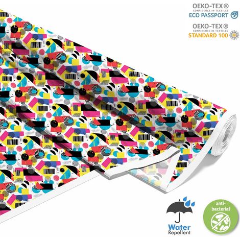 Dekorativer Outdoor-Stoff Oxford - Geometrisches Motiv I DX3257 (1/5)