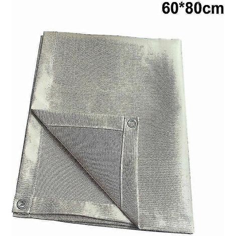 Couverture ignifugée pour soudage résistante au feu et thermique pratique pour barbecue ou soudage - 60 x 80 cm (1/3)
