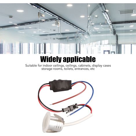 Mini spot encastré LED rond professionnel pour plafond, idéal pour salon et salle à manger, AC85-265V, lumière naturelle 4000K (1/5)