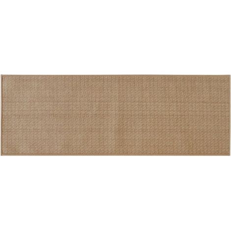 Brauner Küchenteppich 40 x 120 cm, Küchenteppich vor der Spüle, rutschfest, waschbar, Teppich für Küchenflur, Büro, Waschküche. (1/4)