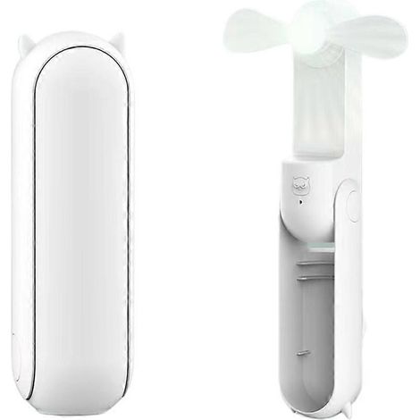 Mini ventilateur rechargeable avec batterie externe et ventilateur de bureau USB (1/4)