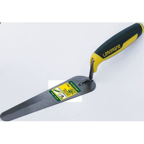 LEBORGNE Truelle langue de chat 14 cm manche bi-matière - lame souple en acier trempé (1/5)
