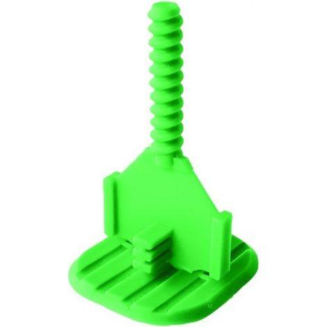 Taliaplast – Croisillons auto-nivelants en 'T' 4 mm – Lot de 200 pièces – Pour carreaux de 3 à 20 mm – Seau avec couvercle