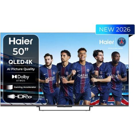 Haier H50S85GUX - TV QLED 50 (126 cm) - 4K UHD 3840 x 2160 - HDR10+ - Google TV - 4xHDMI 2.1 - WiFi (1/5)