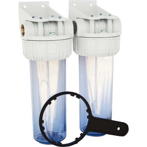 Filtres en plastique Duplex 3/4''
