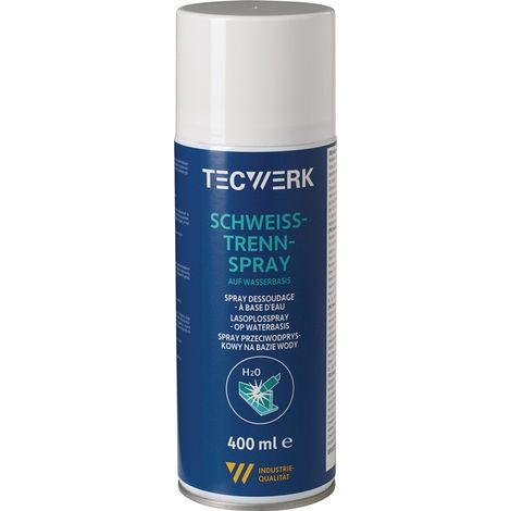 TECWERK Schweißtrennspray auf Wasserbasis 400ml Spraydose TECWERK