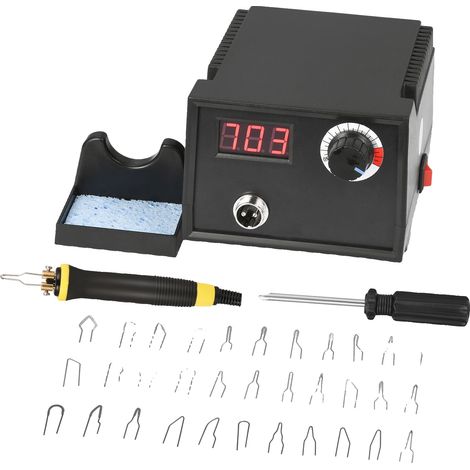 Máquina de pirograbado, temperatura regulable, incluye 33 puntas, F1 - UE 200-250V (1/2)