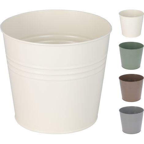4er Blumentopf mit Henkel Ø13xH12cm-MW1000100-4-Stück-4-farben (1/5)