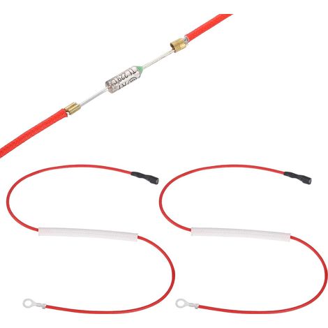 2Pcs Fusible Thermique Universel 229°C 10A 250V Fusible Thermique (1/5)