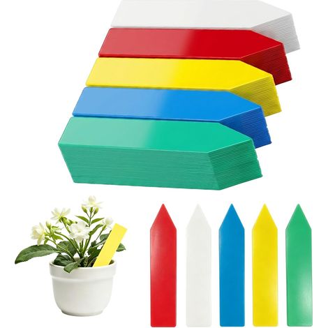 500 étiquettes pour plantes, marqueurs de jardin durables et étanches, résistants aux UV et intempéries. Idéal pour graines et plant (1/5)