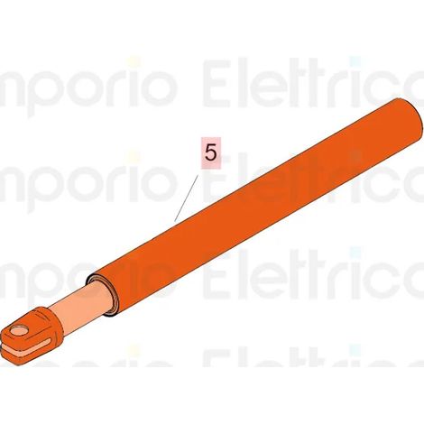 Faac – Pièce détachée groupe tube complet pour motorisation de portail – Compatible 412 R1 – 736060