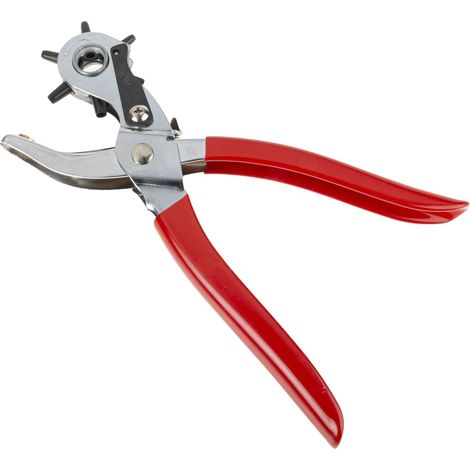Rs Pro – Pince emporte-pièce 288 mm – Lot de 6 pièces – Capacité de coupe jusqu'à 5 mm – Pour cuir et matériaux souples