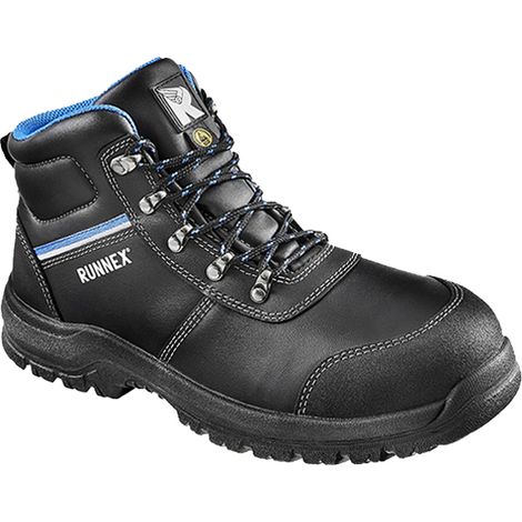RUNNEX® 531443 RUNNEX® S3 ESD-Sicherheitsschnürstiefel TeamStar schwarz/blau (1/5)