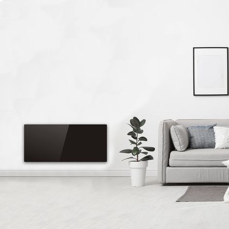 Radiateur à inertie céramique 2000W noir – Chaleur douce et homogène – Programmation LCD – Surface de chauffe jusqu'à 20m² – Kalia — vue 2