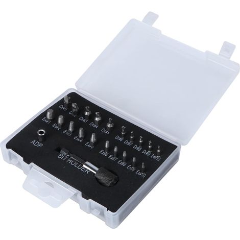 Kit D'extraction de Vis Cassées 22 Pièces pour Extracteur de Vis à Bande Porte-embout à Extension Magnétique Élevée Douille (1/5)