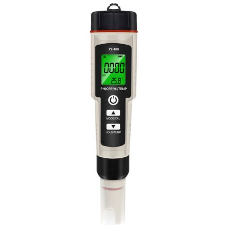 pH-mètre numérique, instrument de mesure de la qualité de l'eau, mesure du pH, ORP, H2, température, teneur en hydrogène, stylo portable, détecteur de pureté de l'eau (1/5)