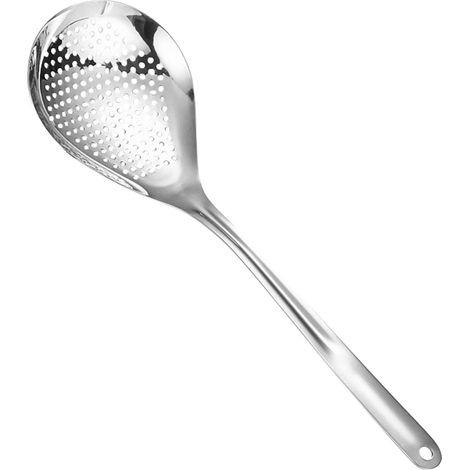 Cuillère Écumeuse - Passoire à Friture en Acier Inoxydable - Pour Cuisinière et Casserole - 1 Pièce (1/5)