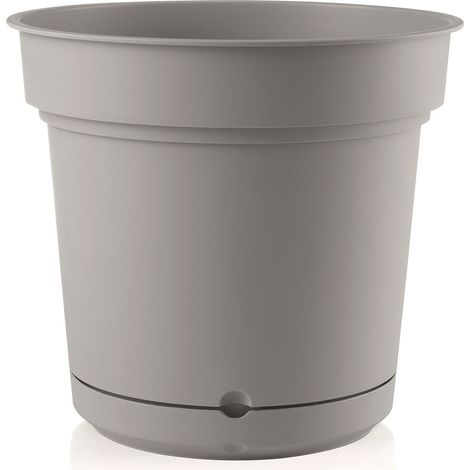 Vaso Ø38x34 cm in Polipropilene Hydral 38 Grigio (1/2)