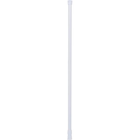 Jadpes Rail de Rideau, Tiges de Rideau en Douche, Tige télescopique chargée par Rail de Ressort télescopique Extensible pour Le Rideau à la Maison de fenêtre de Douche de Salle d (1/4)