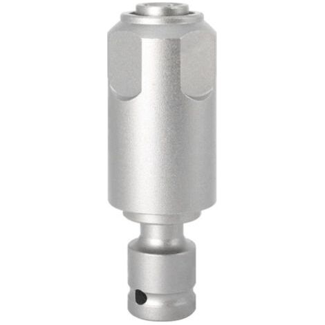 Adaptateur transformant une clé à chocs en perceuse à percussion, compatible avec les forets carrés SDS-Plus, pour une utilisation avec une clé à chocs. (1/4)