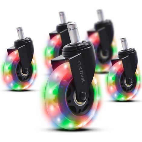 Gel Roulette LED pour Chaise de Gaming Éclairage LED, 5 Pcs (1/5)