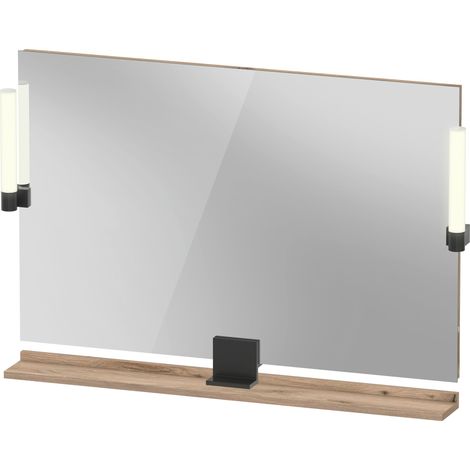 Duravit Sivida Spiegel, Diamantschwarz Matt, 1050x36x650mm, (1/5)