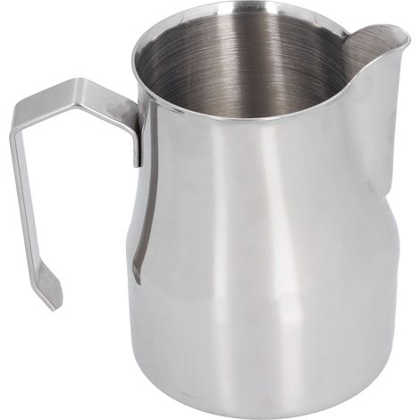 Pitcher à lait inox 450ml pour mousse à café et latte art, idéal pour usage domestique