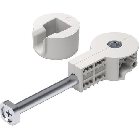 Italiana Arbeitsplattenverbinder Quick-Tech - Plattenverbinder M8x100mm mit Gegenstück für Arbeitsplatte mit 25mm Mindeststärke, Stahl Kunststoff (1/5)