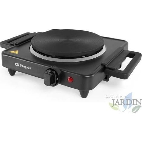 Table de cuisson électrique Orbegozo 1500W. 185 mm de diamètre. Thermostat d'intensité réglable