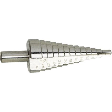 Foret conique à étages - diamètre 4 à 12 mm - Riss