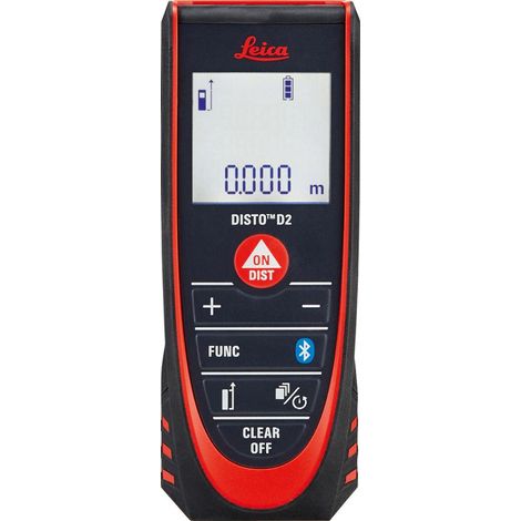 Leica Laserentfernungsmesser DISTO D2 Genauigkeit 1,5 mm Laserklasse 2 mit Batterien