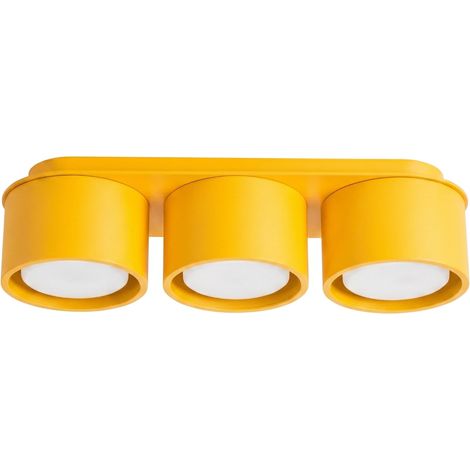 Deckenleuchten MODO gelb 3xGx53 32.4cm Aluminium Sollux (1/5)