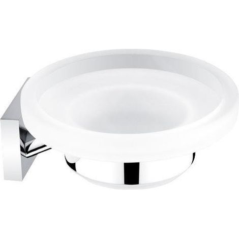 Nimco Keira - Porte-savon avec support, verre mat/chrome KE 22059W-26 (1/2)