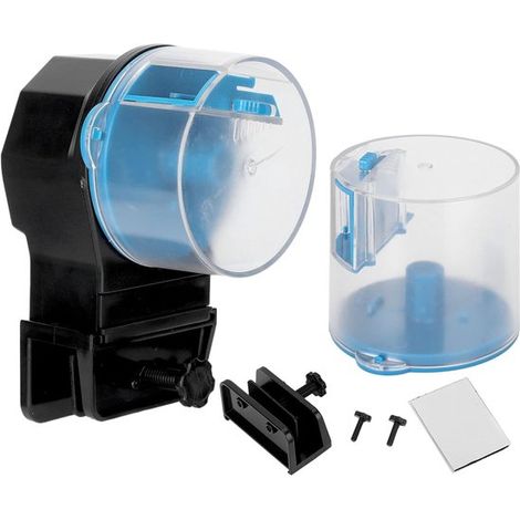 Distributore automatico intelligente di mangime in fiocchi e pellet secchi: design esclusivo per acquari. (1/5)