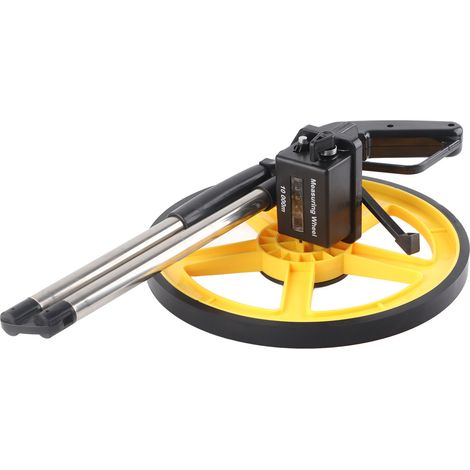 Mechanisches Distanzmessrad 9999 Fuß, 10 cm Genauigkeit, Distanzmessrolle mit LED-Beleuchtung, großes mechanisches Rad (1/5)