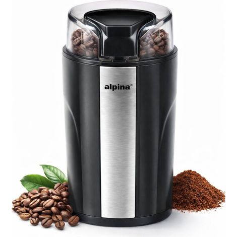 alpina Moulin à café électrique Noir H9.2xl9xL17cm (1/5)
