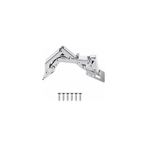 1 Pcs Charnière de Porte en Acier Laminé à Froid Charniere Porte Placard à 170°Charniere Meuble Antirouille Charnière Porte Lourde avec Vis Charnière Armoire pour Porte Armoire Placard Meuble