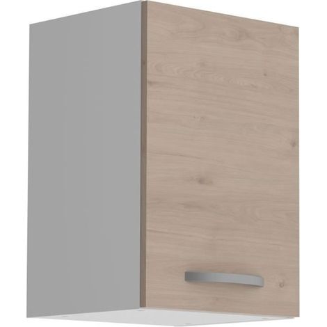 Schrank hoch 1 Tür - Eiche Jackson - 40 x 36 x Höhe 58 cm (1/4)