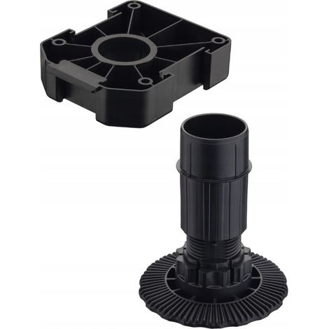 VERSTELLBARER MÖBELFUSS H150 140-170 MM + MÖBELMONTIERKOPF (1/3)