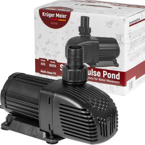 Pompe à eau pour bassin Kruger Meier StreamPulse - débit 8000 l/h