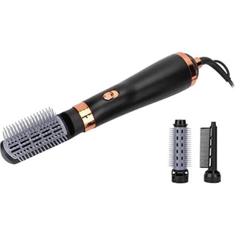 Brosse soufflante rotative pour cheveux courts - Brosse à boucler rotative - Brosse thermique rotative