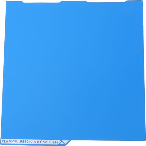 Plaque d'impression pour imprimante 3D Kobra 3 Combo 255x268mm plateau double face texturé impression à froid bleu (1/5)
