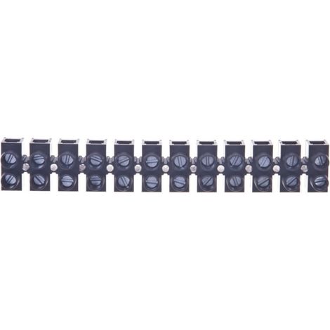 Bloque de terminales de 12 pistas, 10 mm2, negro, LTA 12-10.0d 22512217