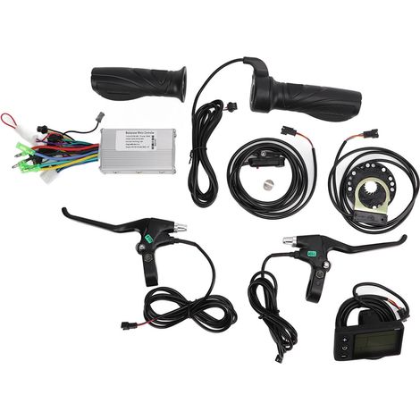 Commande de régulateur de vélo électrique 350W avec écran LCD, dissipateur thermique, kit de régulation moteur sans balais 24/36V. (1/5)