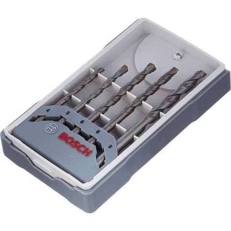 Bosch Professional 5 pezzi CYL-3 punte da calcestruzzo Set (per calcestruzzo, Ø 4–8 mm, accessorio perforatrice a percussione) (1/3)